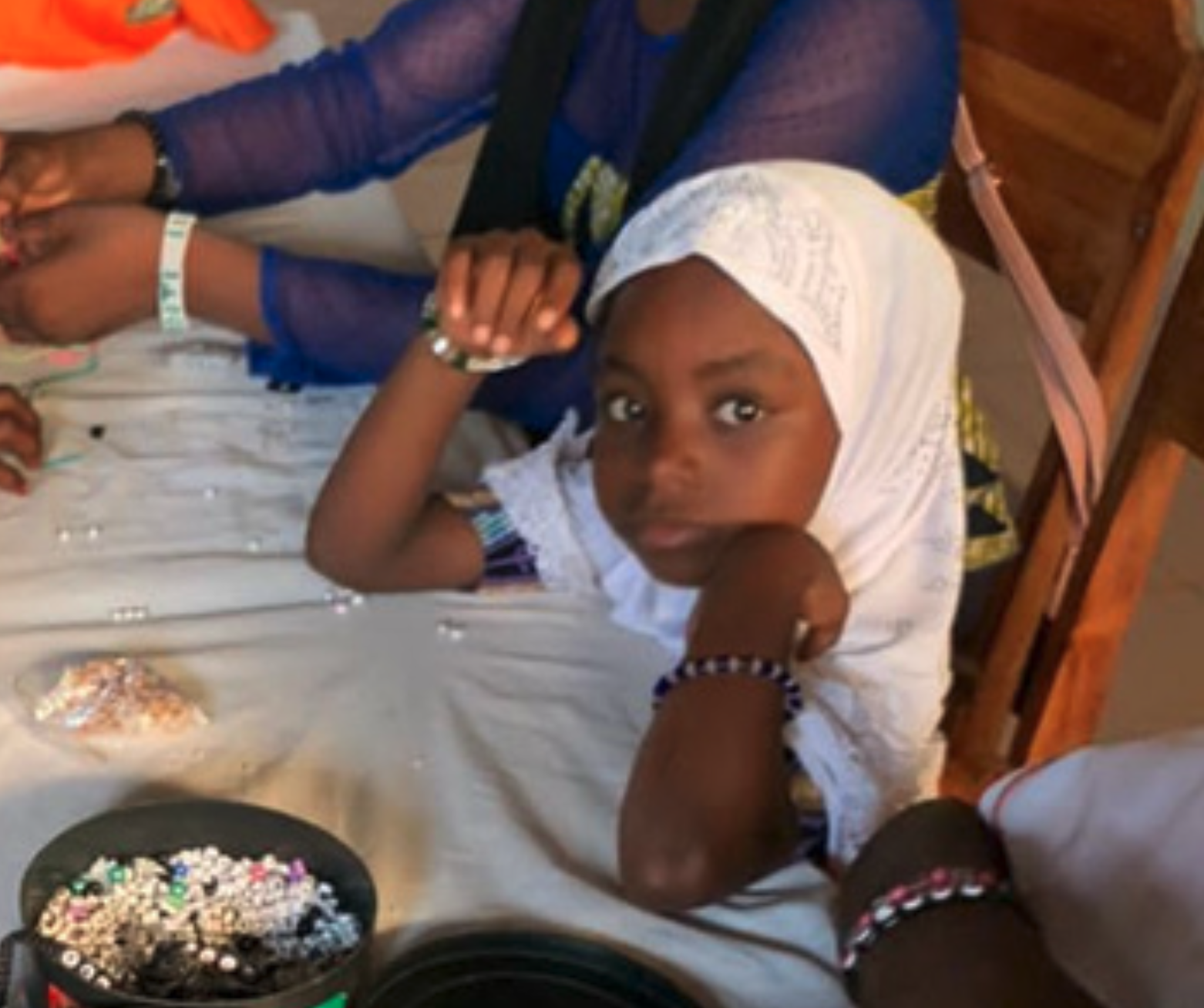 Portrait de Rahma, 8 ans